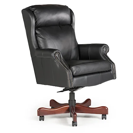 Chairman Executive Chair with Nailhead Trim